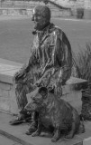 A man and his dog