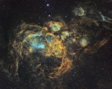 NGC 6357 - Lobster Nebula in Scorpius