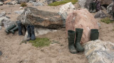Pond Inlet, Nunavut - boots used for wet landings