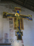 IMG_1328  Cimaabue crucifix - Sta. Croce Refectory following 1966 Florence flood .jpg