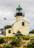 Old Point Loma Lighthouse museum in Cabrillo National Monument