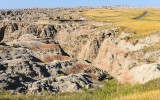 Canyons and prairie meet in Badlands National Park
