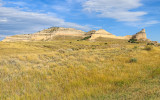 Scotts Bluff from the Old Oregon Trail road in Scotts Bluff National Monument 