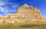 Mitchell Pass view of Eagle Rock in Scotts Bluff National Monument