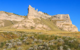 East view of Saddle Rock in Scotts Bluff National Monument