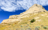 View of Scotts Bluff from the Saddle Rock Trail in Scotts Bluff National Monument