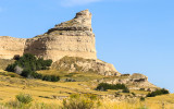 Eagle Rock from Mitchell Pass in Scotts Bluff National Monument