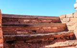 Choir steps at Mission of San Gregorio de Abo in Salinas Pueblo Missions National Monument