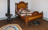 Original bed inside Winsor Castle in Pipe Springs National Monument