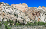Shear rock face along the Cottonwood Road in Grand Staircase-Escalante NM 