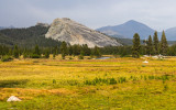 Lembert Dome as seen over the Tuolumne Meadows along the Tioga Road in Yosemite National Park