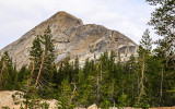 Granite peak along the Tioga Road in Yosemite National Park