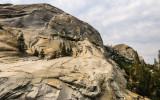 Granite outcropping along the Tioga Road in Yosemite National Park