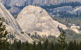 Close-up of Pywiack Dome from Olmsted Point along the Tioga Road in Yosemite National Park