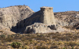 Small plateau rises over the desert in Red Rock State Park