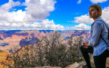 Grand Canyon fan from the Lookout Studio along the South Rim in Grand Canyon NP