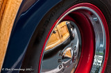 Reflection in 49 Ford Hubcap