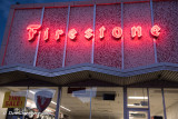 Firestone Tire Store at Night