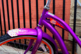 Purple Bike Abstract