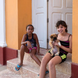 Two Girls and a Puppy