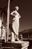 Statue of the Greek Muse Terpsicore 