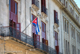 Cuban Flag on a Balcony