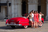 Portrait of 5 Girls and a 1951 Chevy