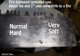Fire Damaged Saw
