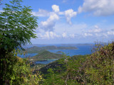 The highest point on St. John.