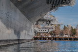 Underneath the USS Midway