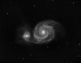 M51. Whirlpool Galaxy
