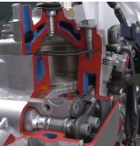 2018 TPI KTM Husky Cylinder and Head Cutaway