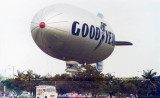 1978 - the Goodyear Blimp GZ-19A N38A Mayflower landing during the last season of operations at Watson Island