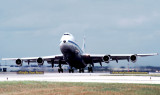 1982 - Pan Am B747-121(A) taking off on runway 9L at Miami International Airport aviation airline photo