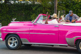 Colorful antique car