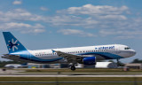 InterJet A-320 moments from touching down on YUL Runway 6R