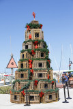 Back near the port, I saw this lobster trap tree - popular in NE, but hadnt seen one in Florida