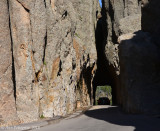 Tunnel Along the Needles Highway
