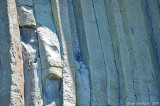 Climber on Devils Tower