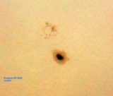 Sunspot AR2665 Over 75,000 miles From End to End (7/12/17)