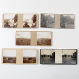 Set of 26 Amateur Shot Stereoview Cards 1920s - 1940s