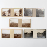 Set of 26 Amateur Shot Stereoview Cards 1920s - 1940s 