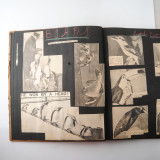 04 2 Vintage 1937 Scrap Books Albums with Stickers Animal Dogs Cats Useless Eustace.jpg