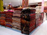 Fabric at the carpet souk