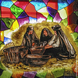 Women of Nazaré (Window Painting)