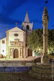 O Pelourinho e a Igreja de Santa Maria