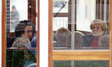 Faces inside the Tram