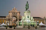 D. José e Arco da Rua Augusta em 2003