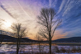 Winter Sunset along the Susquehanna 
