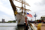 September 2016 - Karen and the U. S. Coast Guard Cutter EAGLE (WIX-327) at Harborplace in Baltimore